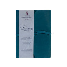 Teal Leather Wrap Journal