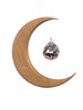 Artwood | Oak Medium Moon Suncatcher | Crystal Sphere