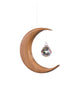 Artwood | Beech Small Moon Suncatcher | Crystal Sphere