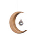 Artwood | Oak Small Moon Suncatcher | Crystal Sphere