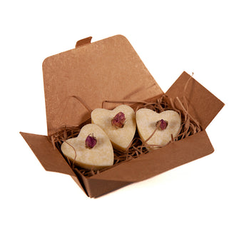 Rosebud Love-heart Bath Melts Giftbox