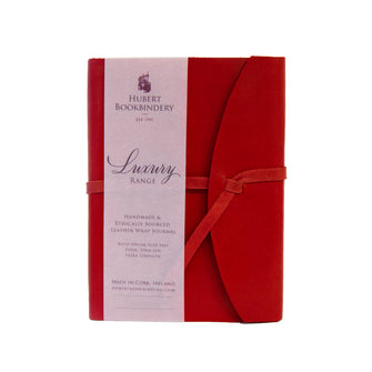 Cherry Leather Wrap Journal