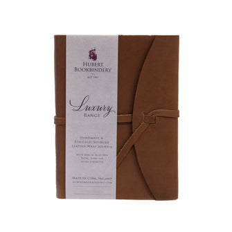 Cognac Leather Wrap Journal
