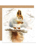 Squirrel Watercolour Greeting Card