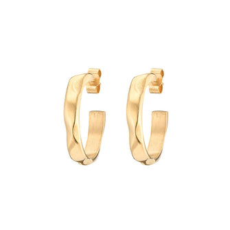 Grand Soft Day Gold Hoop Earrings
